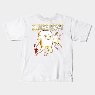 Butter toast retro Kids T-Shirt